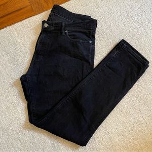 Abercrombie & Fitch Men’s Athletic Slim Jeans Black 34x32